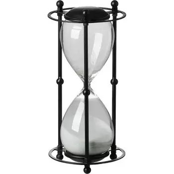 Часы Glasar песочные 60 минут 16х16х33см белые