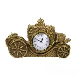 Часы каминные Royal Flame Карета античная бронза