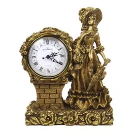 Часы каминные Royal Flame Леди античная бронза