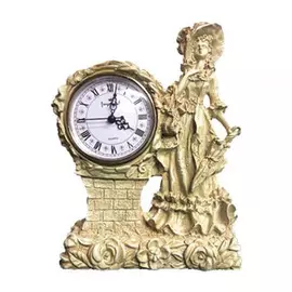 Часы каминные Royal Flame Леди слоновая кость