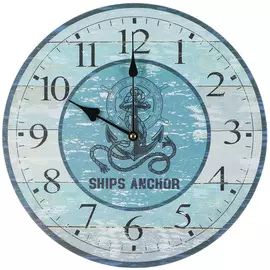 Часы настенные Bolai Arts Якорь 34 см