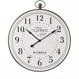 Часы настенные lodge белый/коричн 109см Riverdale