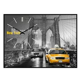 Часы настенные Михаил Москвин картина Бруклин