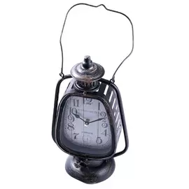 Часы настольные Русские подарки фонарь 17х12х28см