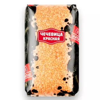 Чечевица ЭлитПак красная колотая 400 г