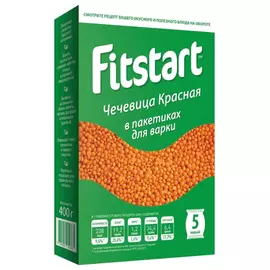 Чечевица красная Fitstart 5х80 г
