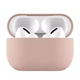 Чехол для наушников uBear Touch Pro Silicone Case для AirPods Pro, светло-розовый