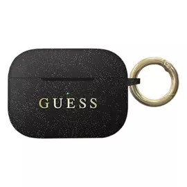 Чехол Guess Silicone Case для наушников AirPods Pro, черный