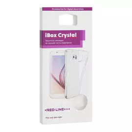 Чехол Red Line iBox Crystal для Xiaomi Redmi Note 8 Pro, прозрачный