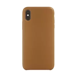 Чехол uBear Capital Leather Case для Apple iPhone XS Max, коричневый