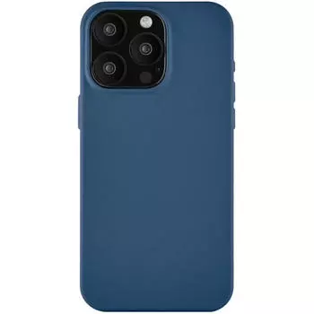 Чехол uBear Capital Leather Case для iPhone 15 Pro Max MagSafe тёмно-синий CS308DB67PCP-I23M