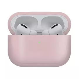 Чехол VLP Plastic Case для Apple AirPods Pro, светло-розовый