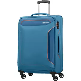 Чемодан American Tourister 4-х колесный голубой 44х27,5х67 см