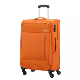 Чемодан American Tourister 4-х колесный оранжевый 43х25,5х68 см