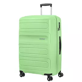 Чемодан American Tourister 4-х колесный светло-зеленый 50х31х77 см