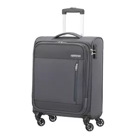 Чемодан American Tourister 4-х колесный темно-серый 40х20х55 см