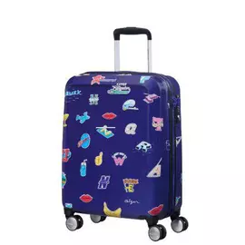 Чемодан American Tourister CEIZER FUN синий принт M