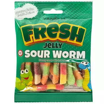 Червячки мармеладные Vanelli, 80 г