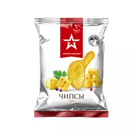 Чипсы Армия России со вкусом сыра 30 г