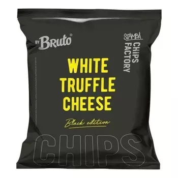 Чипсы Bruto Black Edition Белый трюфель и сыр 75 г