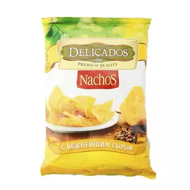 Чипсы Delicados Nachos кукурузные с сыром 75 г