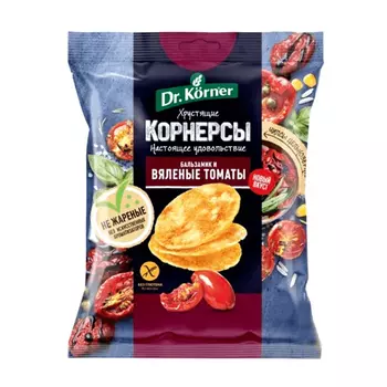 Чипсы Dr.Korner корнерсы с вялеными томатами и бальзамиком 50 г