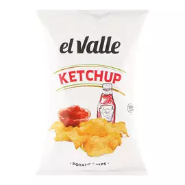 Чипсы El Valle картофельные со вкусом кетчупа, 130 г