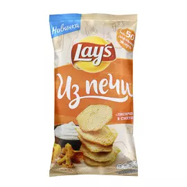 Чипсы картофельные Lays Из Печи Лисички в сметане 120 г
