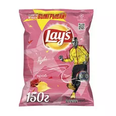 Чипсы картофельные Lays Краб 150 г