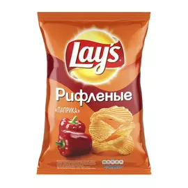 Чипсы картофельные Lays рифленые Паприка 80 г