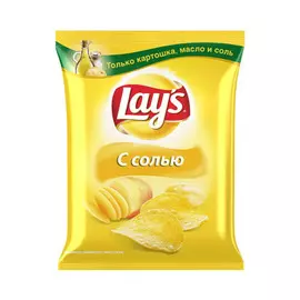 Чипсы картофельные Lays с солью 90 г