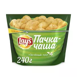 Чипсы картофельные Lays Зеленый лук 240 г