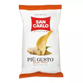 Чипсы картофельные San Carlo Piu Gusto с имбирем 150 г