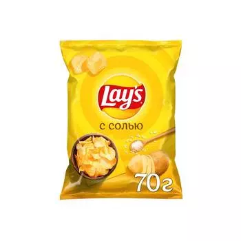 Чипсы Lays С солью 70 г