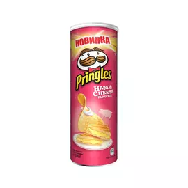 Чипсы Pringles Ветчина, сыр 165 г