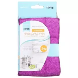 Чистящая губка для посуды и кухни CATCHMOP 10,5х15 см 2шт