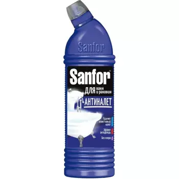Чистящий гель Sanfor wc gel для туалетной комнаты 750 г