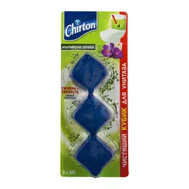 Чистящий кубик для унитаза Chirton "Альпийская долина" 3x50 г