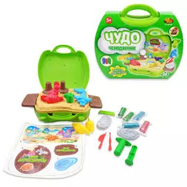 Чудо-чемоданчик Abtoys Мир Динозавров с массой для лепки 26 предметов
