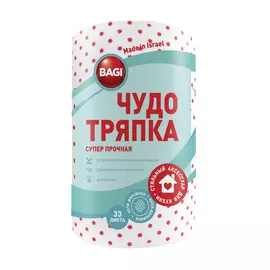 Чудо-тряпка Bagi гипоаллергенная 20x20 см 33 листа