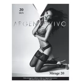 Чулки Argentovivo Mirage 20 Cognac