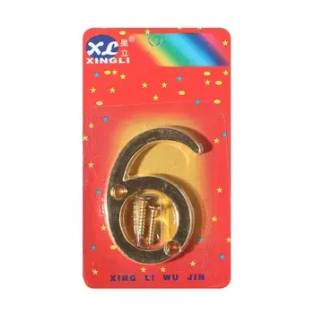 Цифра металлическая Локри №6