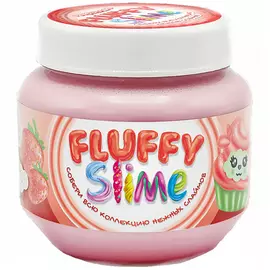 Cлайм Monster's Slime Fluffy, 250 мл, клубника