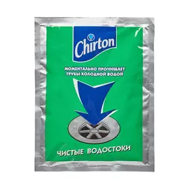 Cредство для прочистки труб Chirton холодной водой 60 г