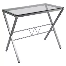 Cтол компьютерный ТC 90х75х50 см прозрачный