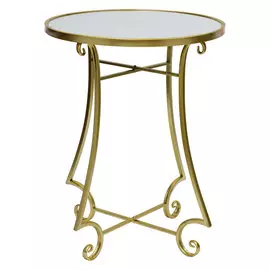 Cтолик кофейный Glasar с зеркальной столешницей 50x50x65см