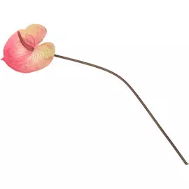 Цветок искусственный Dpi антуриум розово-лиловый 47 см