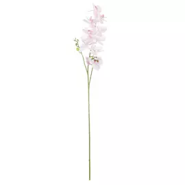Цветок искусственный Dpi Орхидея бело-розовая 120 см