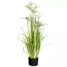 Цветок искусственный Shandong hr arts Папирус в горшке 91 см