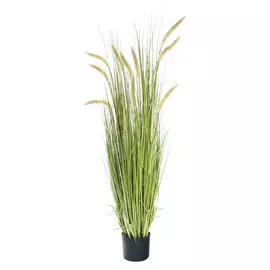 Цветок искусственный Shandong hr arts Тростник в горшке 152 см зеленый